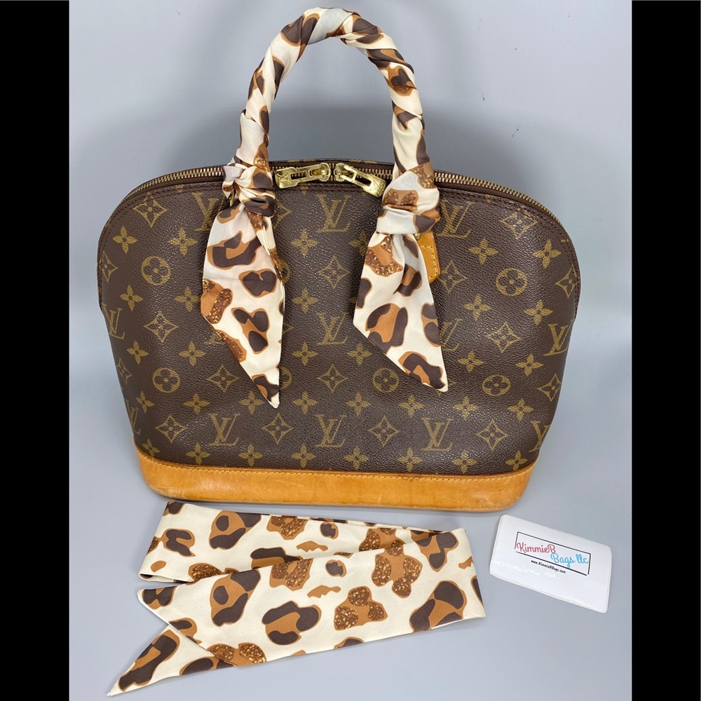 Leopard Print Scarfs (2) Twilly